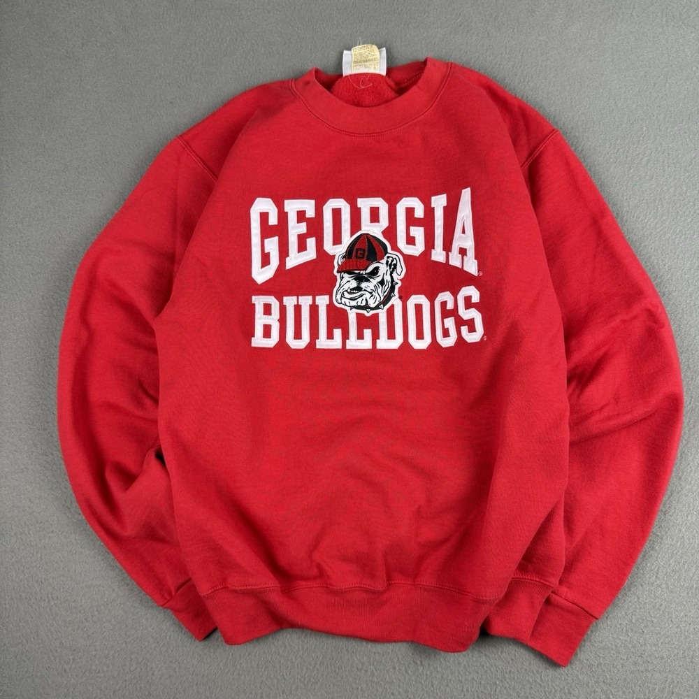 Georgia Bulldogs Champion Adult‎ Small Red Crewneck Sweater